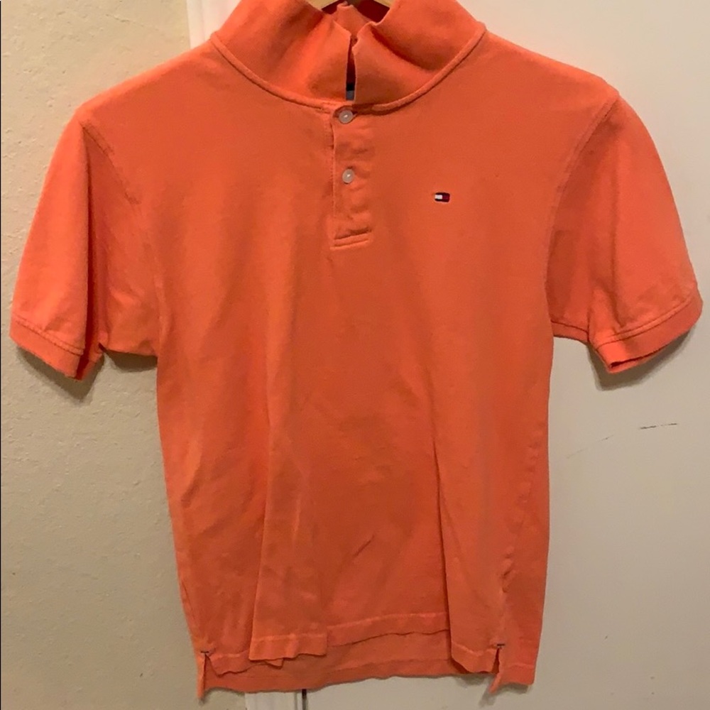 Orange Tommy Hilfiger polo